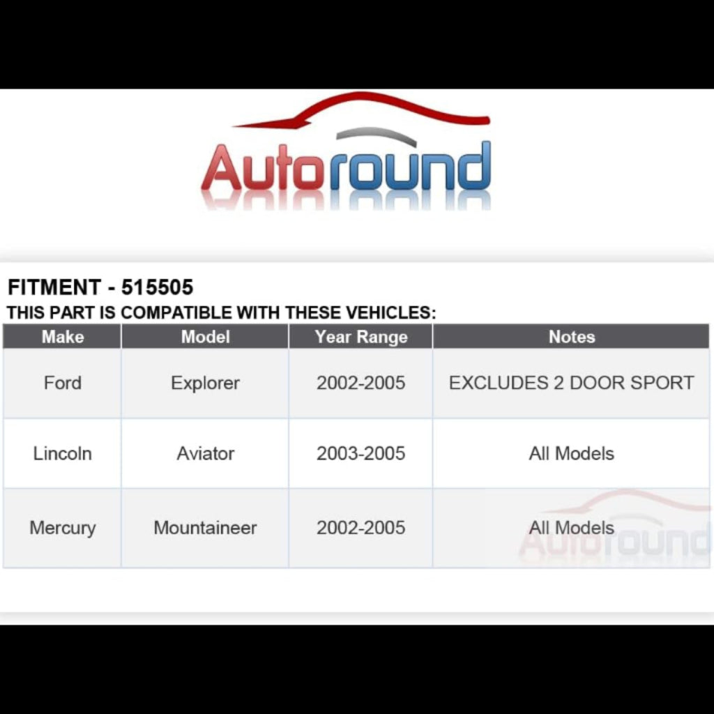A27 - Autoround 515050 Front Wheel Hub Assembly Fits Ford and Lincoln