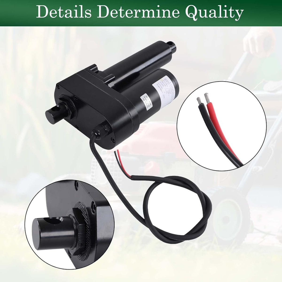 H10 - Autoparts Deck Lift Actuator 035-7033-00 Replacement for Bad Boy Lawn Mower ZT Elite CZT Maverick 12V Outlaw Pup Lighning Replace AOS 635-7033-00