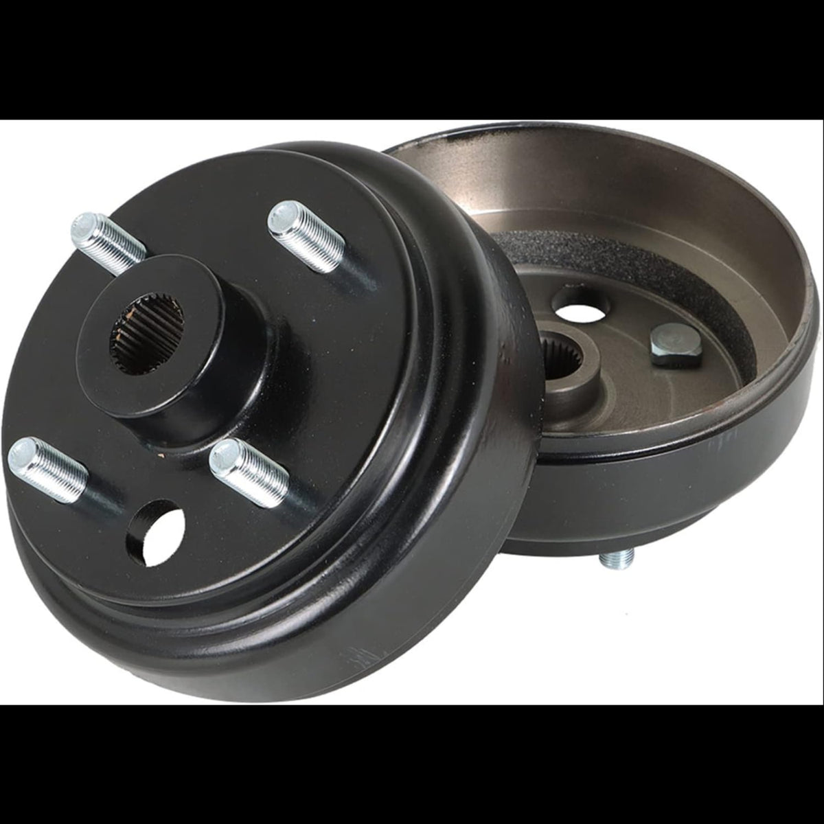 A10 - waltyotur 2 Pcs 30 Teeth Rear Wheel Brake Hub Drum 21807G1 41843-94 Replacement for RXV EZGO Gas 4 Cycle Golf Cart 1991-Up