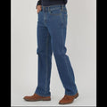 C31 - APUOR Men's Classic Relaxed Fit Flex Jeans Straight Loose fit Jeans