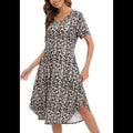 C28 - Women's Sleepwear Casual Nightshirts Long Nightgown Full Slip Sleep Nightshirt Sleepwear Lounge Dress