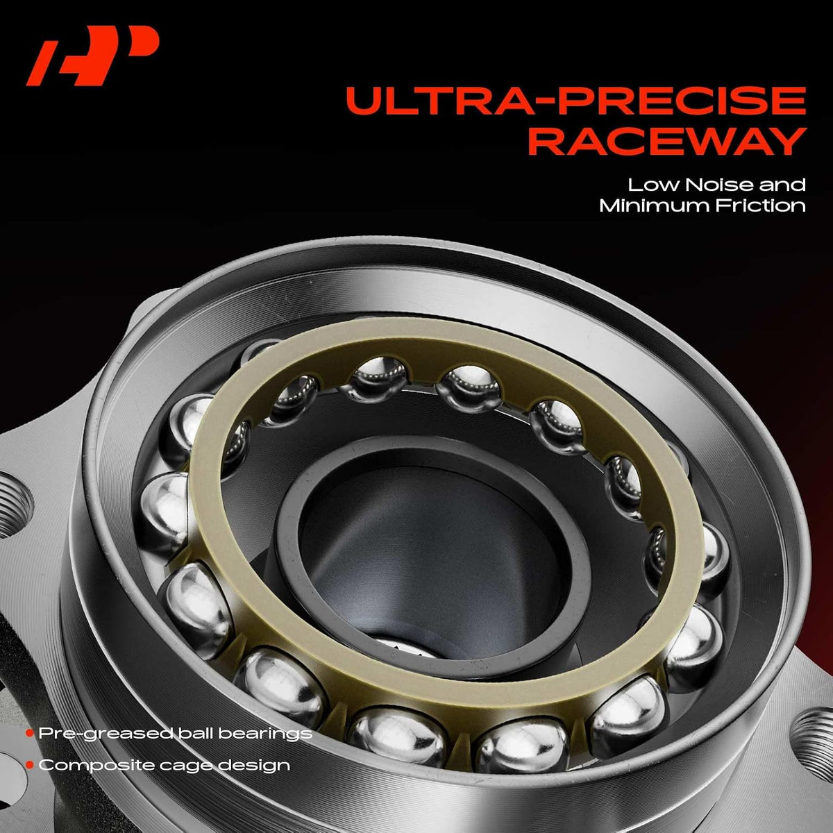 A128 - A-Premium Rear Wheel Bearing and Hub Assembly with 5-Lug for Honda HR-V 2016-2022 AWD