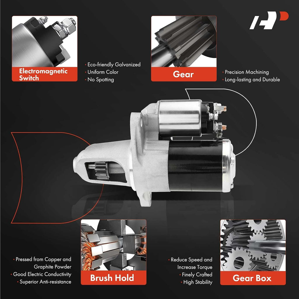 A134 - A-Premium Starter Motor Compatible with Nissan Altima and Sentra