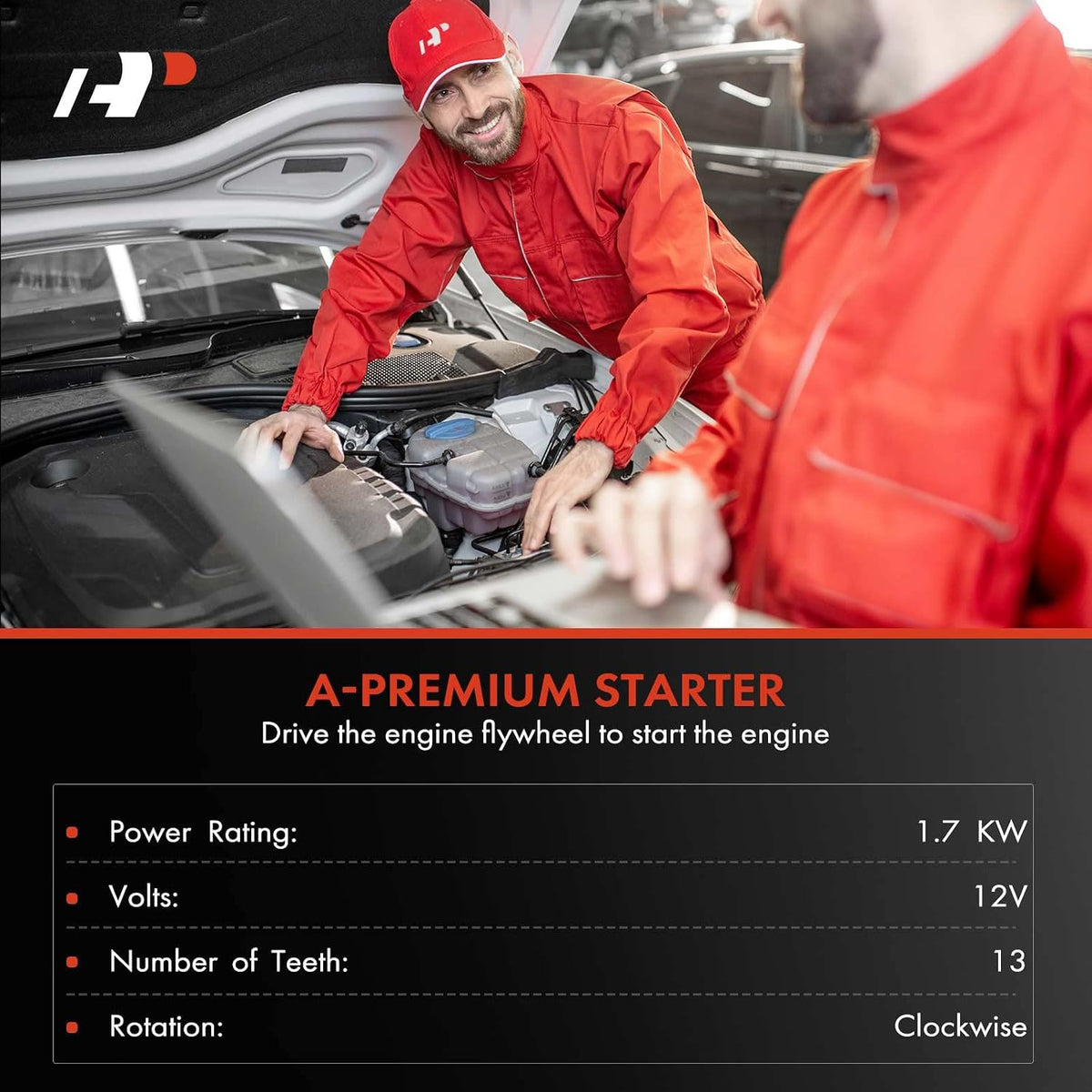 A134 - A-Premium Starter Motor Compatible with Nissan Altima and Sentra