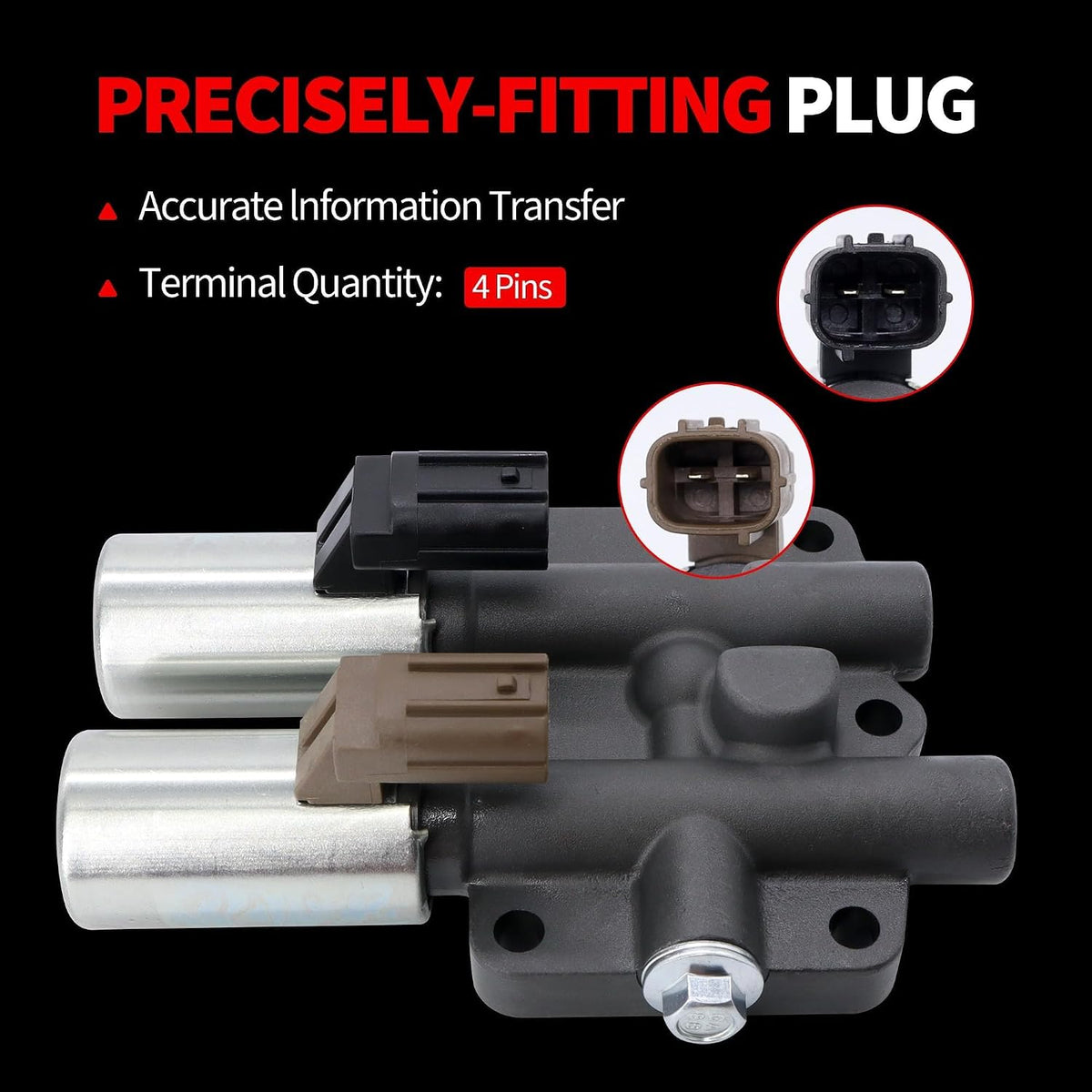 A136 - 28250-P6H-024 Transmission Dual Linear Shift Solenoid with Gasket for Honda
