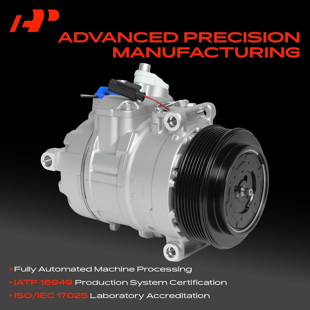 A138 - A-Premium Air Conditioner AC Compressor with Clutch for Porsche  and Mercedes-Benz
