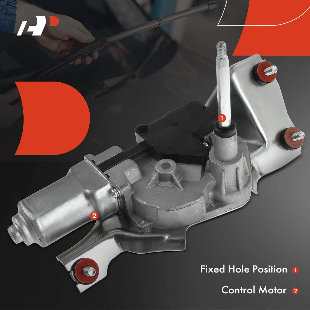 A12 - A-Premium Rear Windshield Wiper Motor Compatible with Honda Pilot