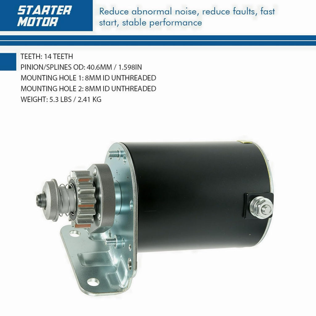 A31 - Starter Motor Compatible with 1999-2006 Cub Cadet 1998-2010 2002-2011 Sabo 2000-2005 Scotts 1999-2010 Toro