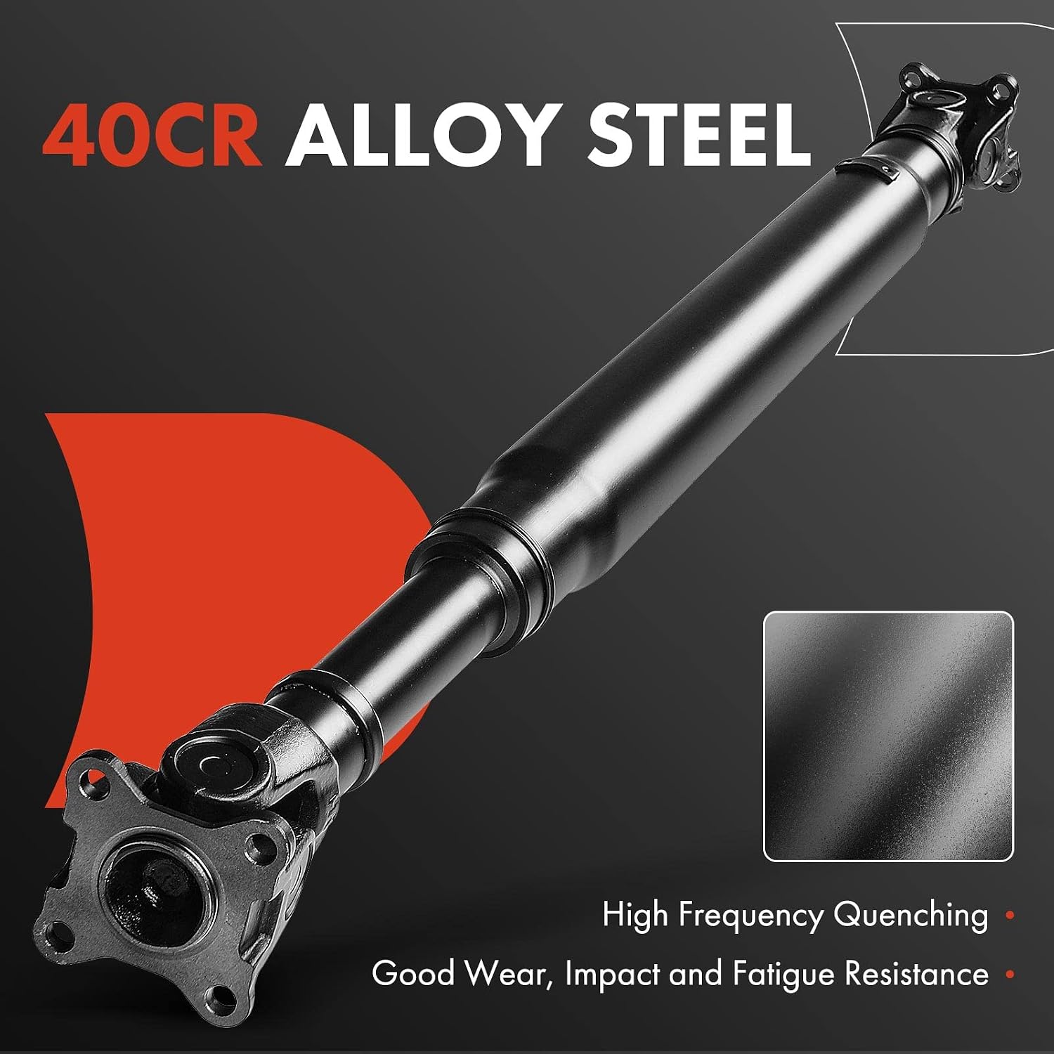 A-Premium Rear Complete Drive Shaft Prop Shaft Driveshaft Assembly Compatible with Toyota 4Runner 2010 2011 2012, 4WD Automatic Transmission