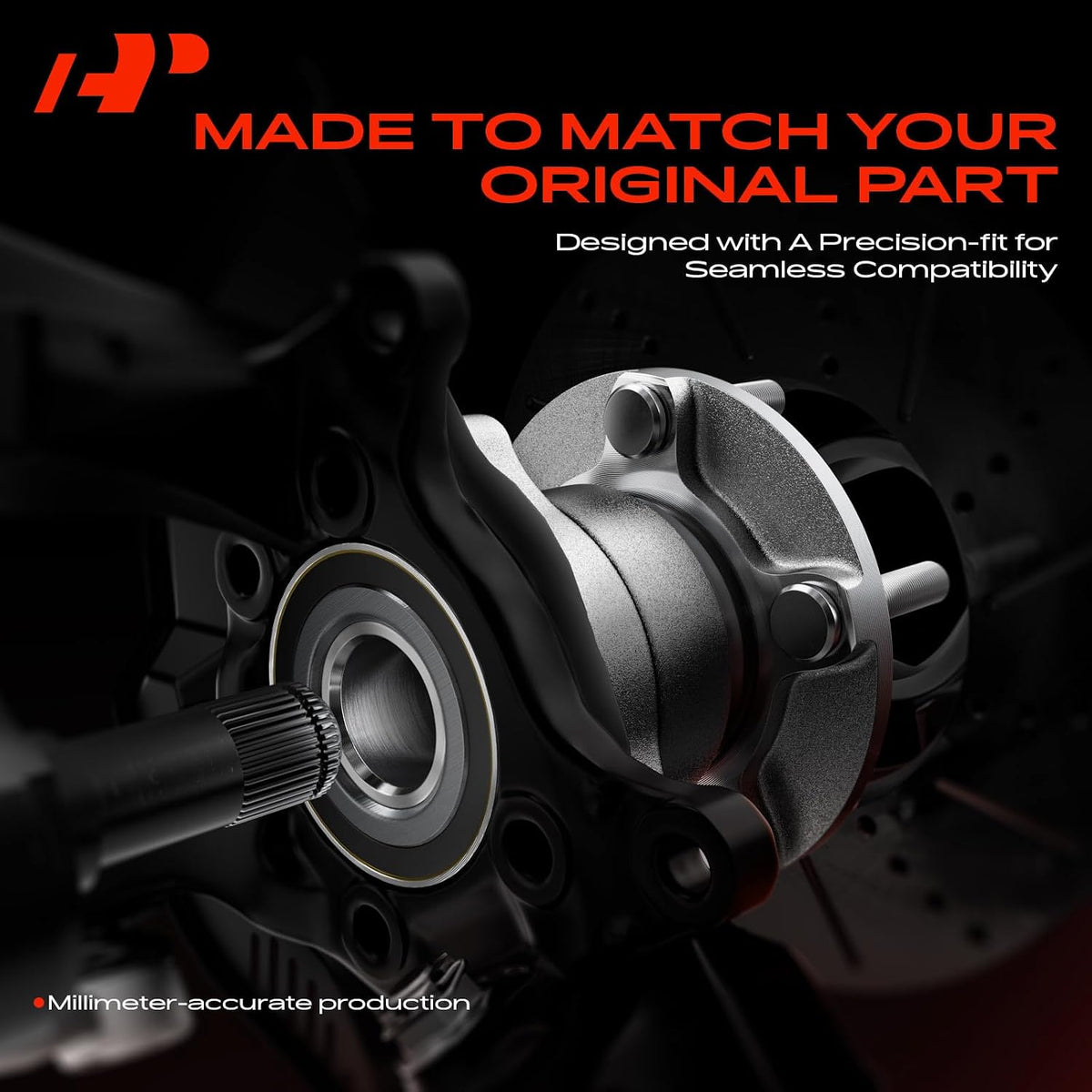 A93 - A-Premium 512661 Wheel Bearing and Hub Assembly with 5-Lug