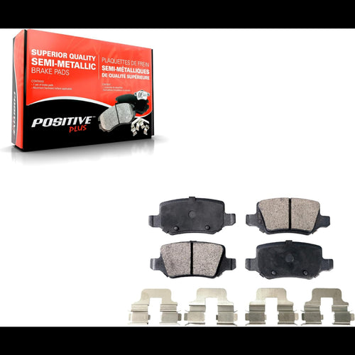 A15 - Rear Semi-Metallic Disc Brake Pads PPF-D1358 Replacement For 2006-2011 Mercedes-Benz B200