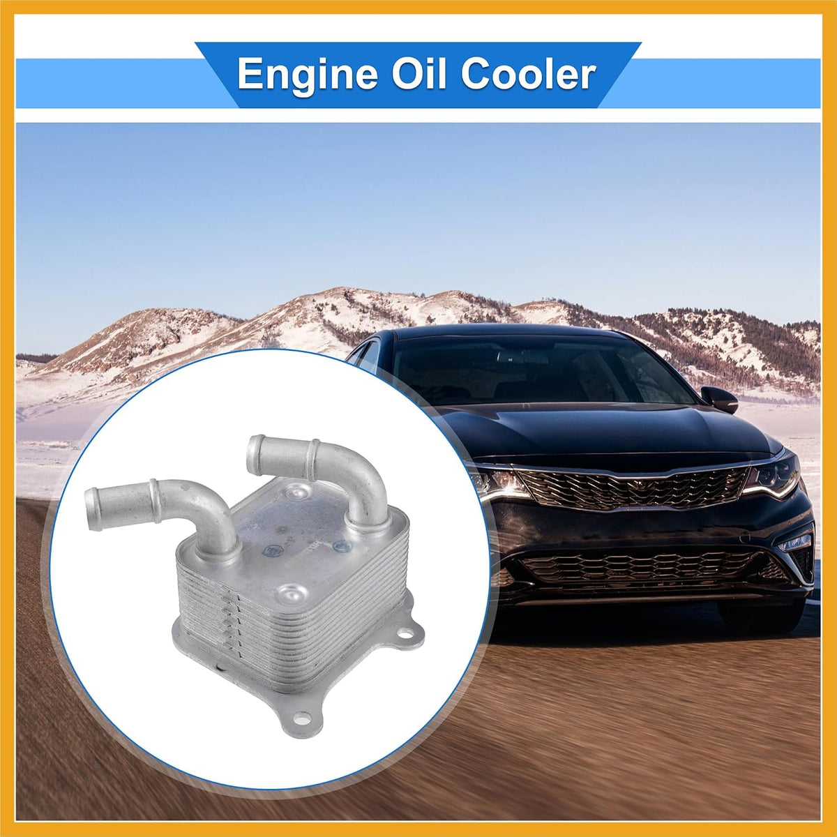 A59 - Partuto Engine Oil Cooler for Kia Forte 2019-2023
