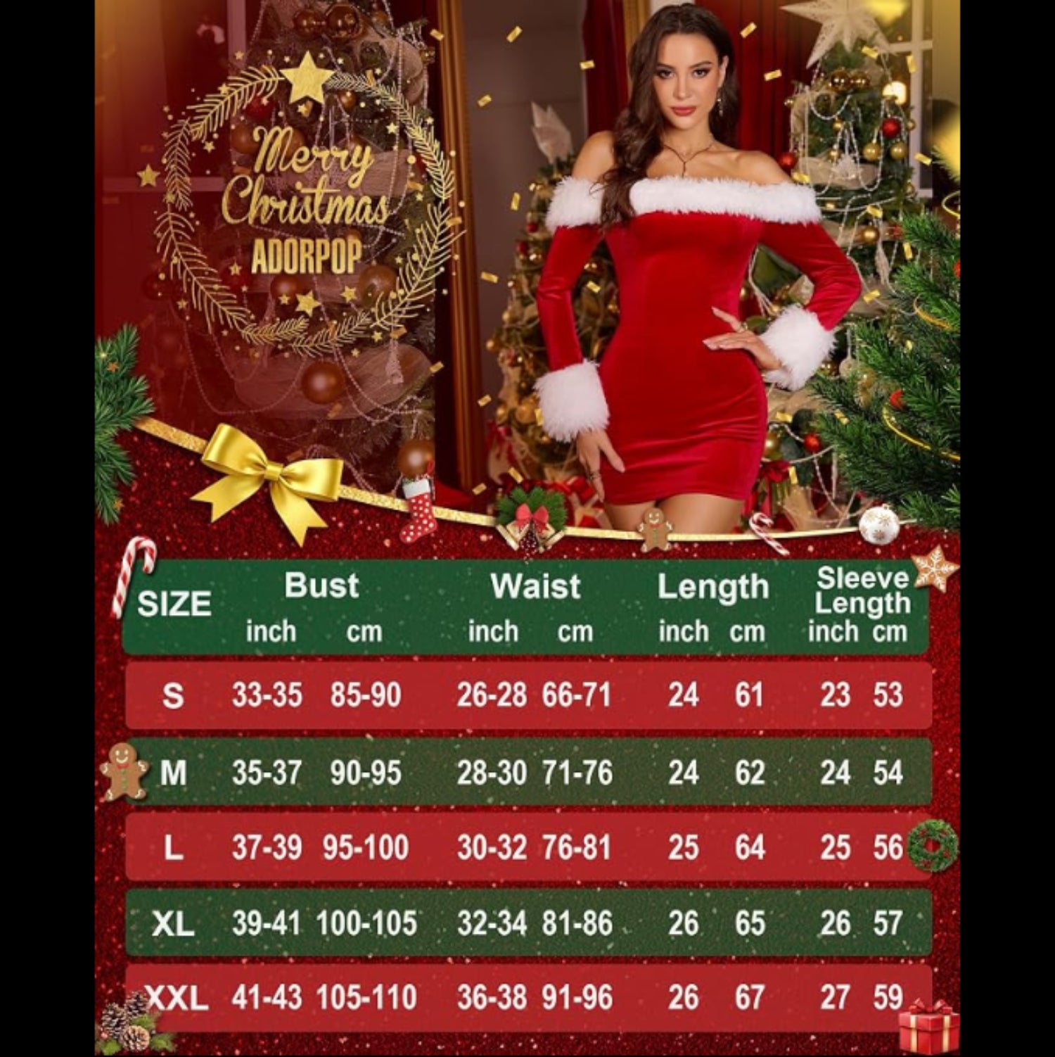 C11 - Christmas Party Sexy Dresses- Women Off The Shoulder Long Sleeve Fur Trim Velvet Ruched Bodycon Club Mini Dress