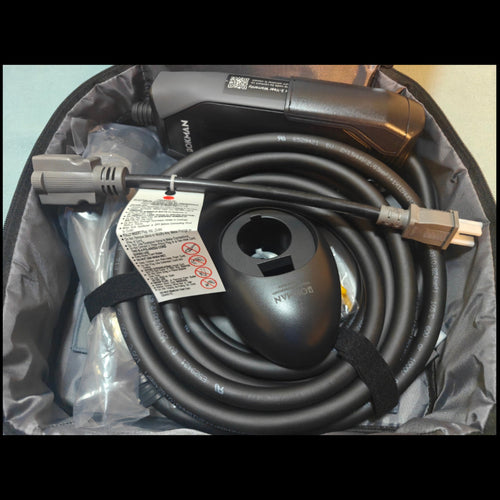A109 - Bokman Portable Level 1&2 EV Charger, 16A 20ft, NEMA 6-20P/5-15 Adapter