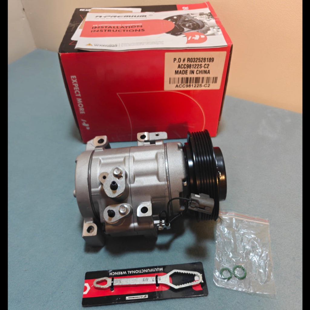 A111 - A-Premium Air Conditioner AC Compressor with Clutch Compatible with Mazda