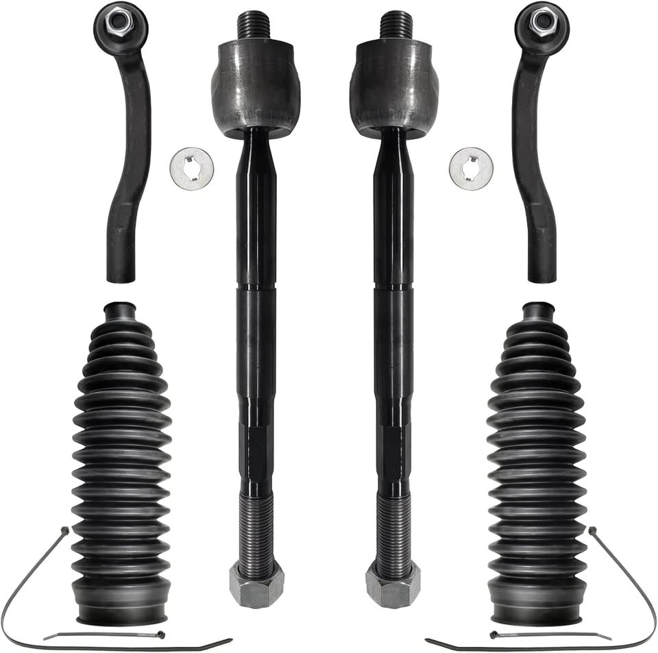 A114 - ASTARPRO - 6pc Front Tie Rods Kit Replacement for 04-10 Toyota Sienna