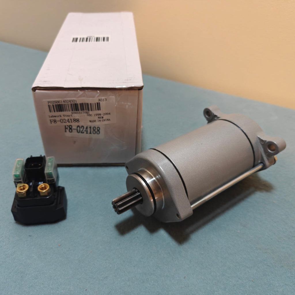 A120 - Labwork Starter Motor with Relay Replacement for Suzuki VL1500 VL1500B 1998-2004