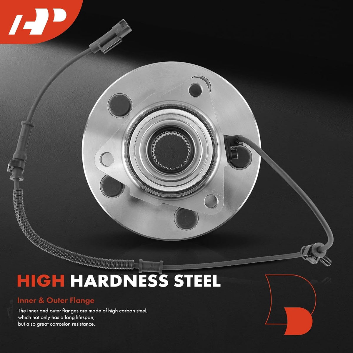 A133 - A-Premium Front Wheel Bearing and Hub Assembly with ABS & 5-Lug for RAM 1500