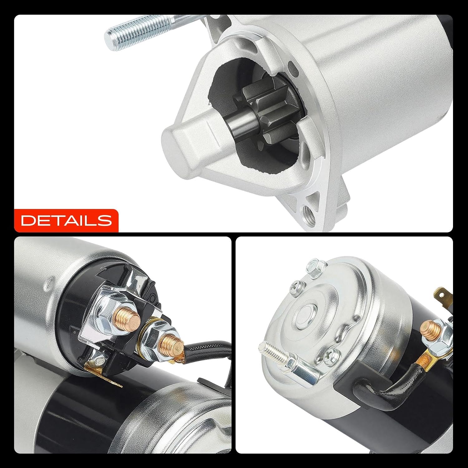 A23 - A-Premium 17764D Starter Motor Compatible with Hyundai and Kia models