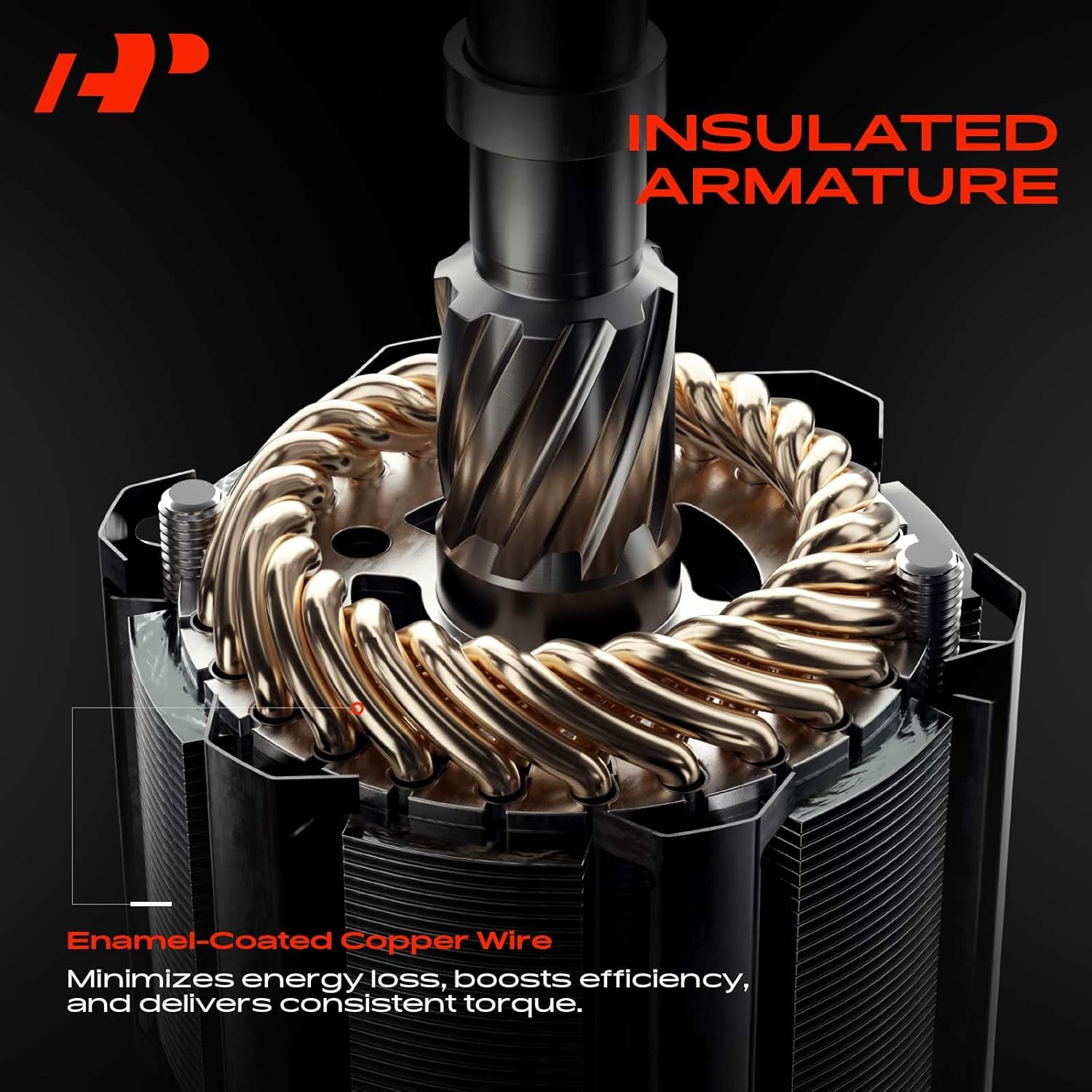 A23 - A-Premium 17764D Starter Motor Compatible with Hyundai and Kia models