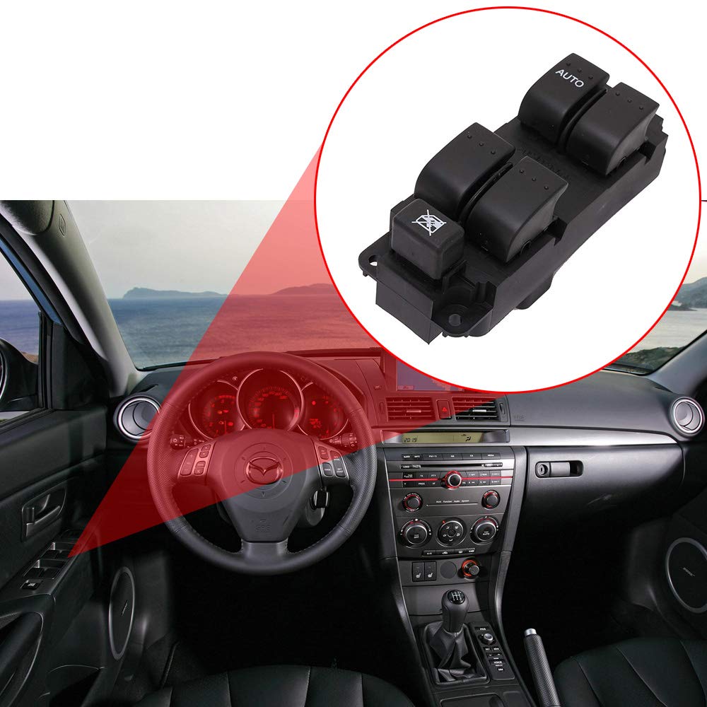 A36 - Driver Side Power Window Switch for Mazda