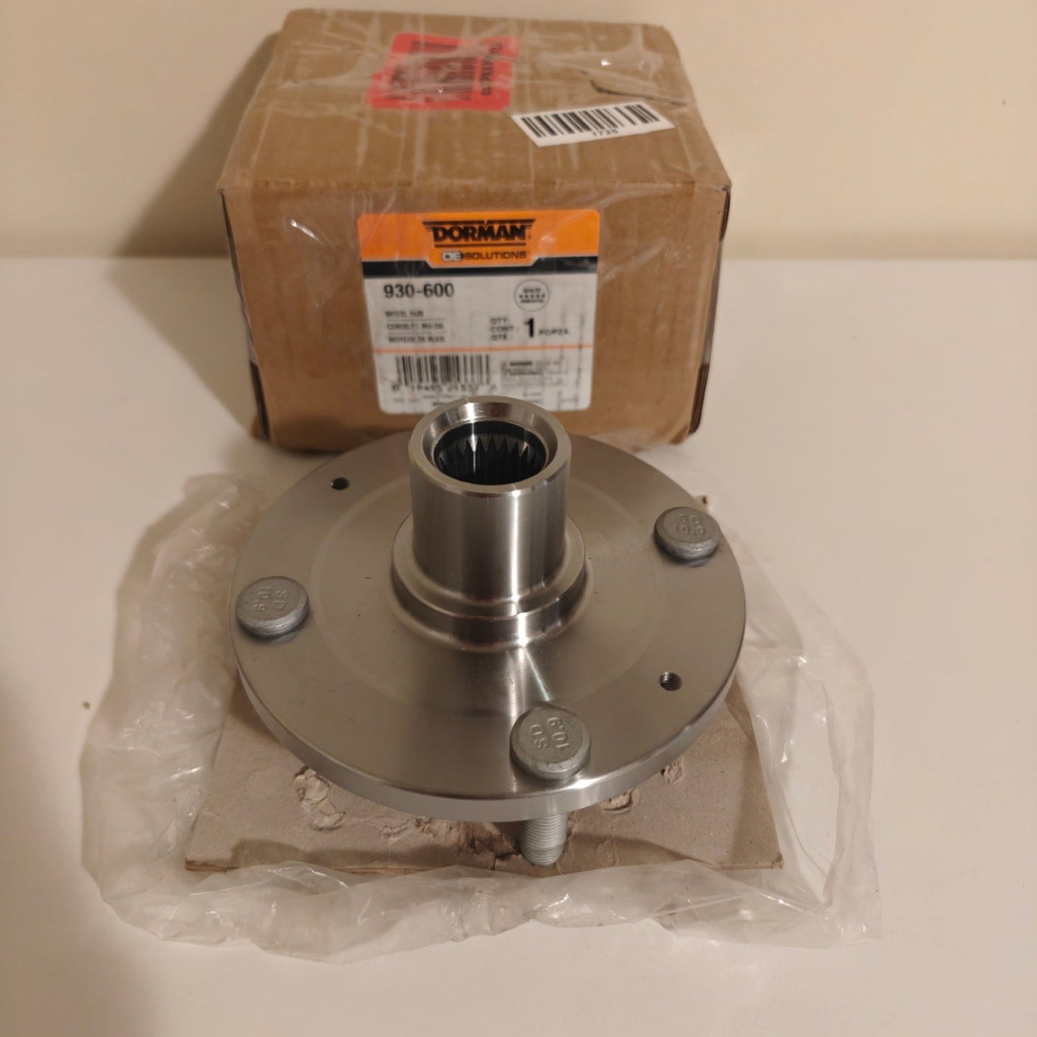 A3 - Dorman 930-600 Front Wheel Hub