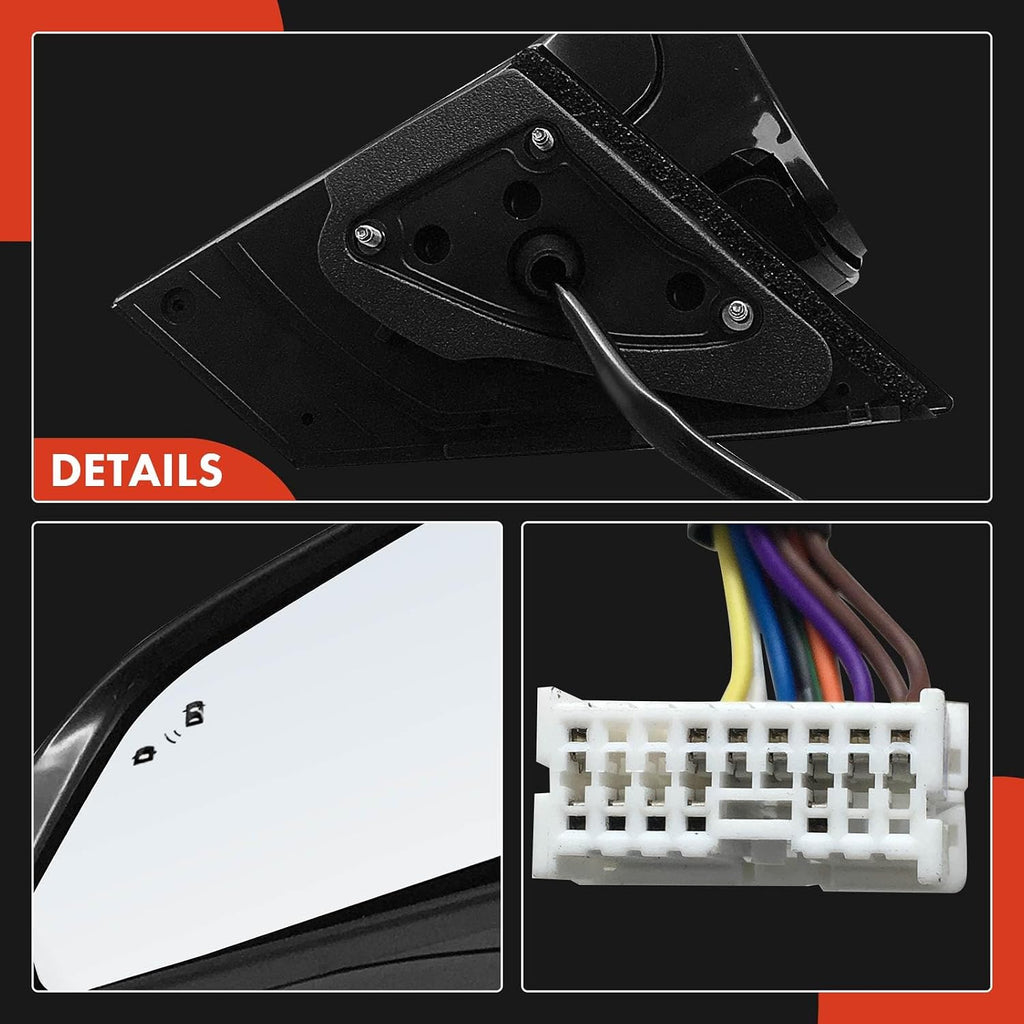 A51 - A-Premium Driver Side Power Door Mirror - Compatible with Hyundai Sonata 2015 2016 2017