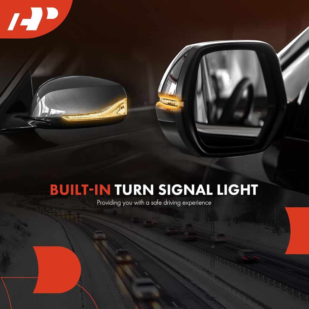 A51 - A-Premium Driver Side Power Door Mirror - Compatible with Hyundai Sonata 2015 2016 2017