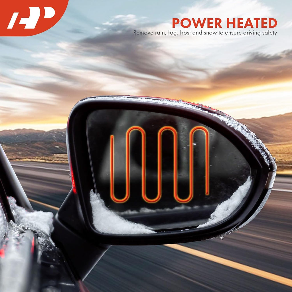 A51 - A-Premium Driver Side Power Door Mirror - Compatible with Hyundai Sonata 2015 2016 2017