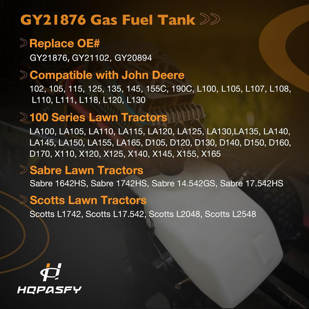 A53 - GY21876 Fuel Gas Tank with Cap