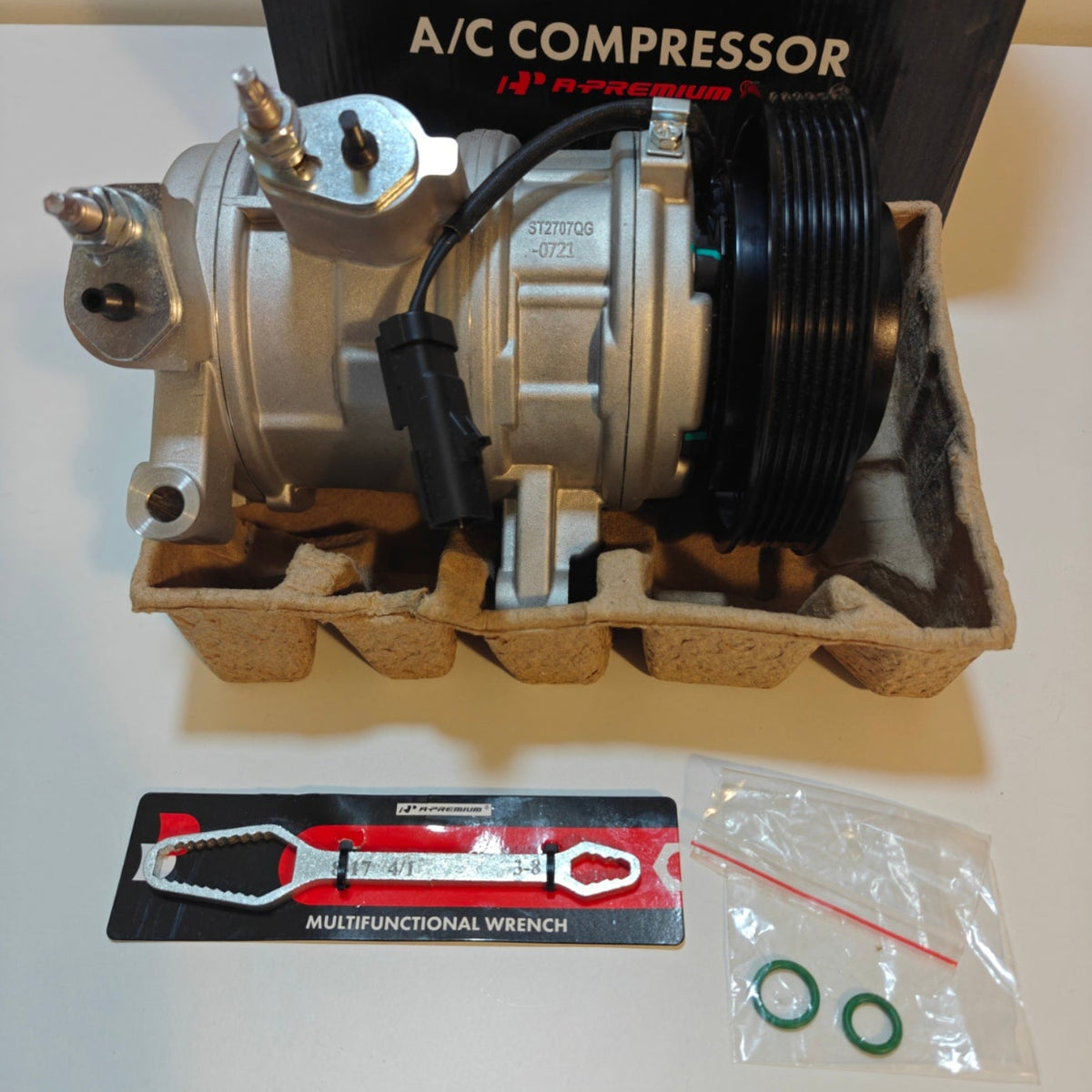 A55 - A-Premium Air Conditioner AC Compressor with Clutch