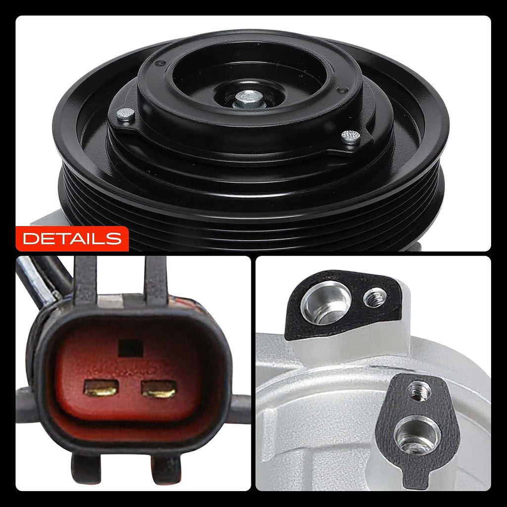 A55 - A-Premium Air Conditioner AC Compressor with Clutch
