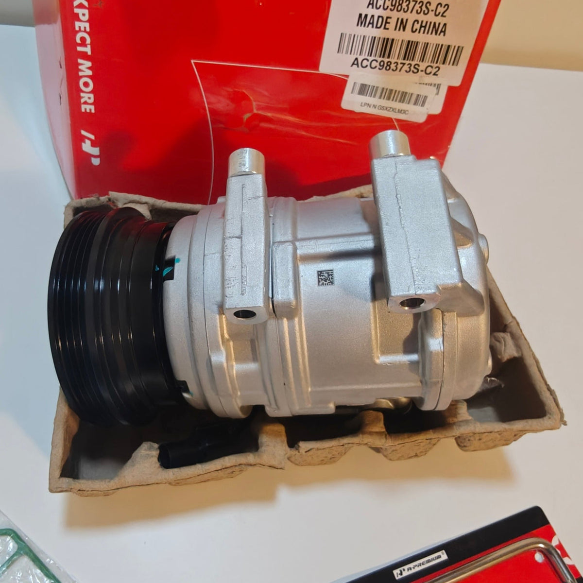 A62 - A-Premium A/C Compressor with Clutch for Hyundai Tucson (05-07/09) and Kia Sportage (05-08) 2.0L