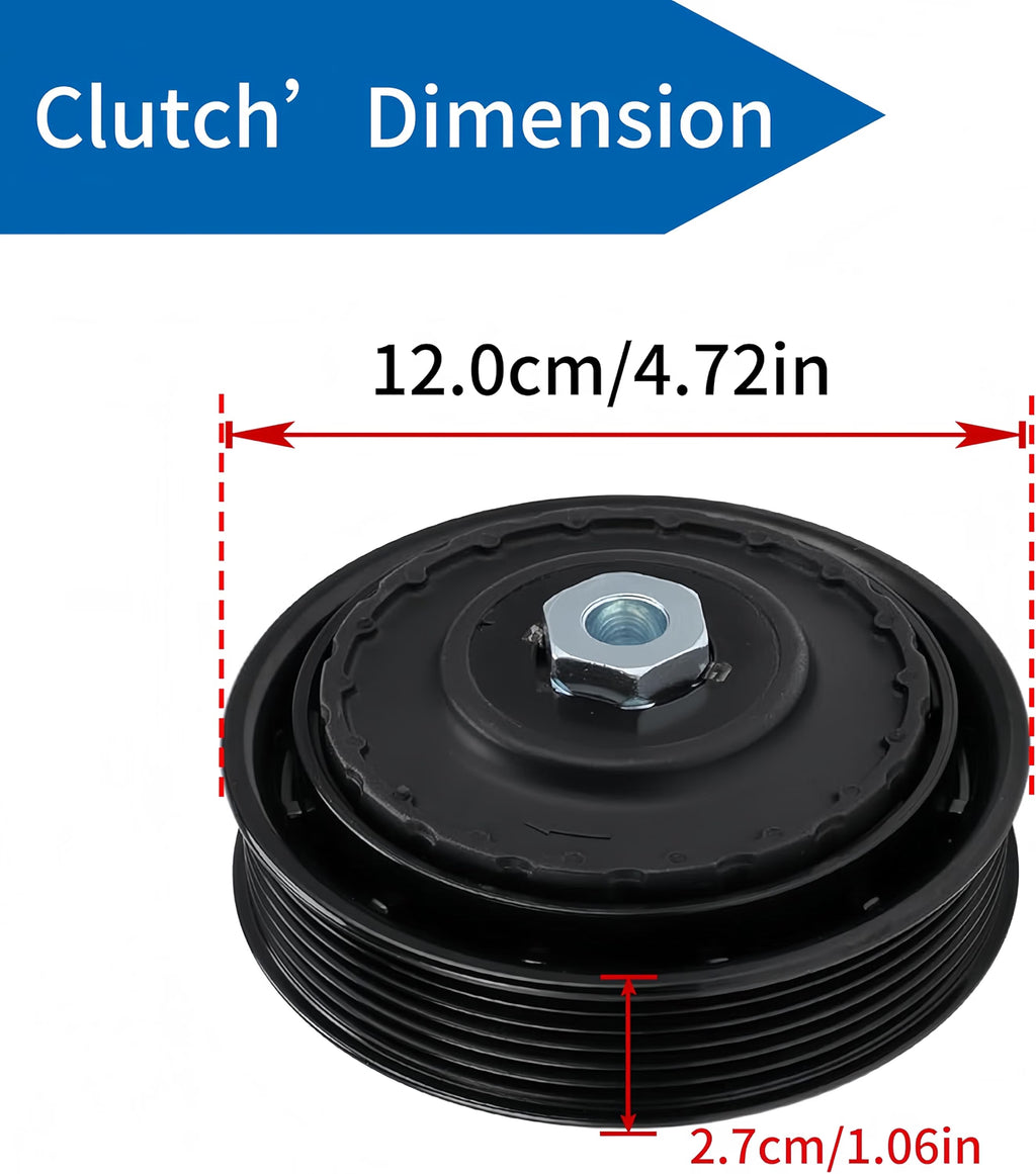 A63 - AC Air Conditioner Compressor with Clutch CO 29042C Fit for Toyota and Lexus