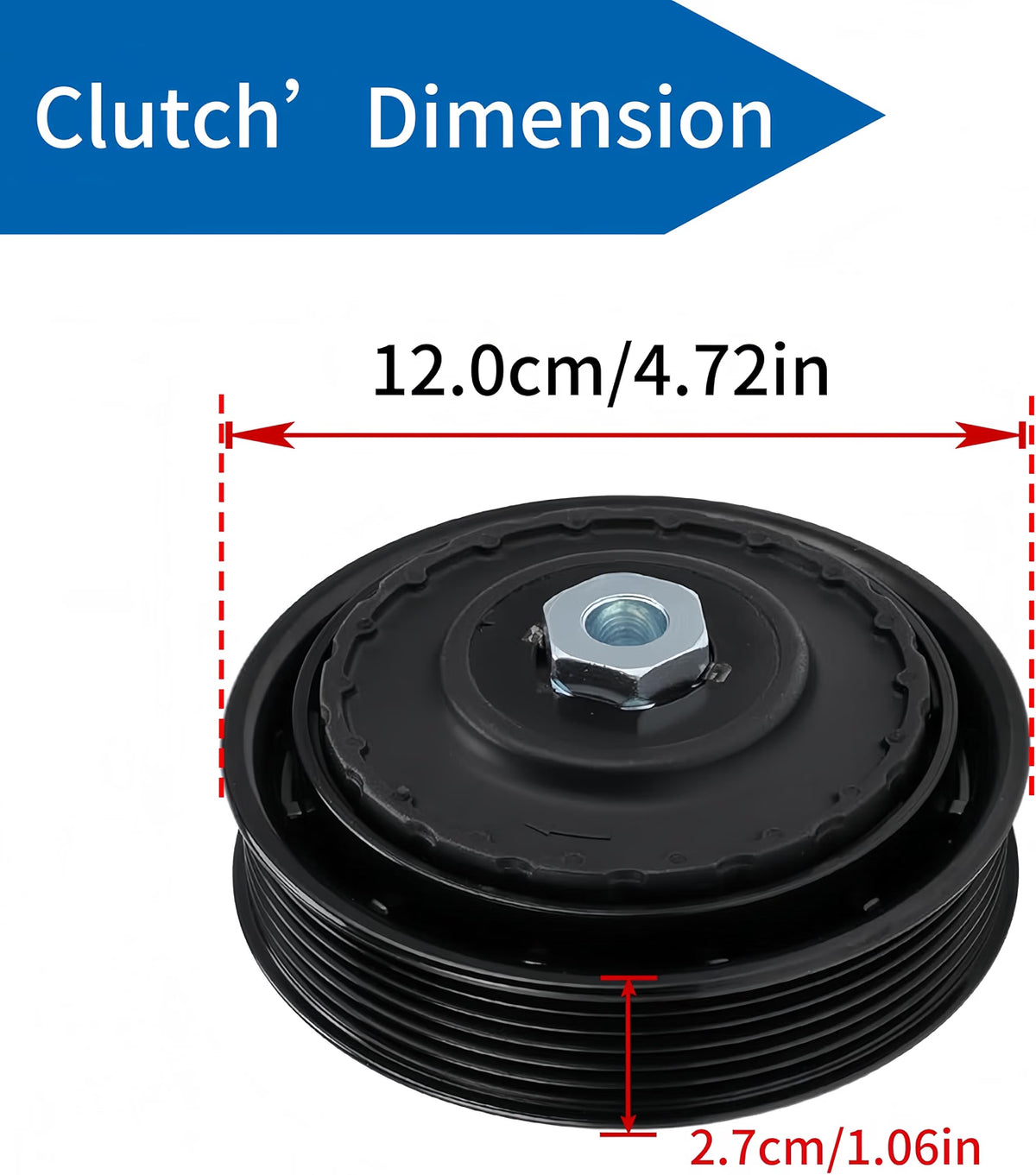 A63 - AC Air Conditioner Compressor with Clutch CO 29042C Fit for Toyota and Lexus