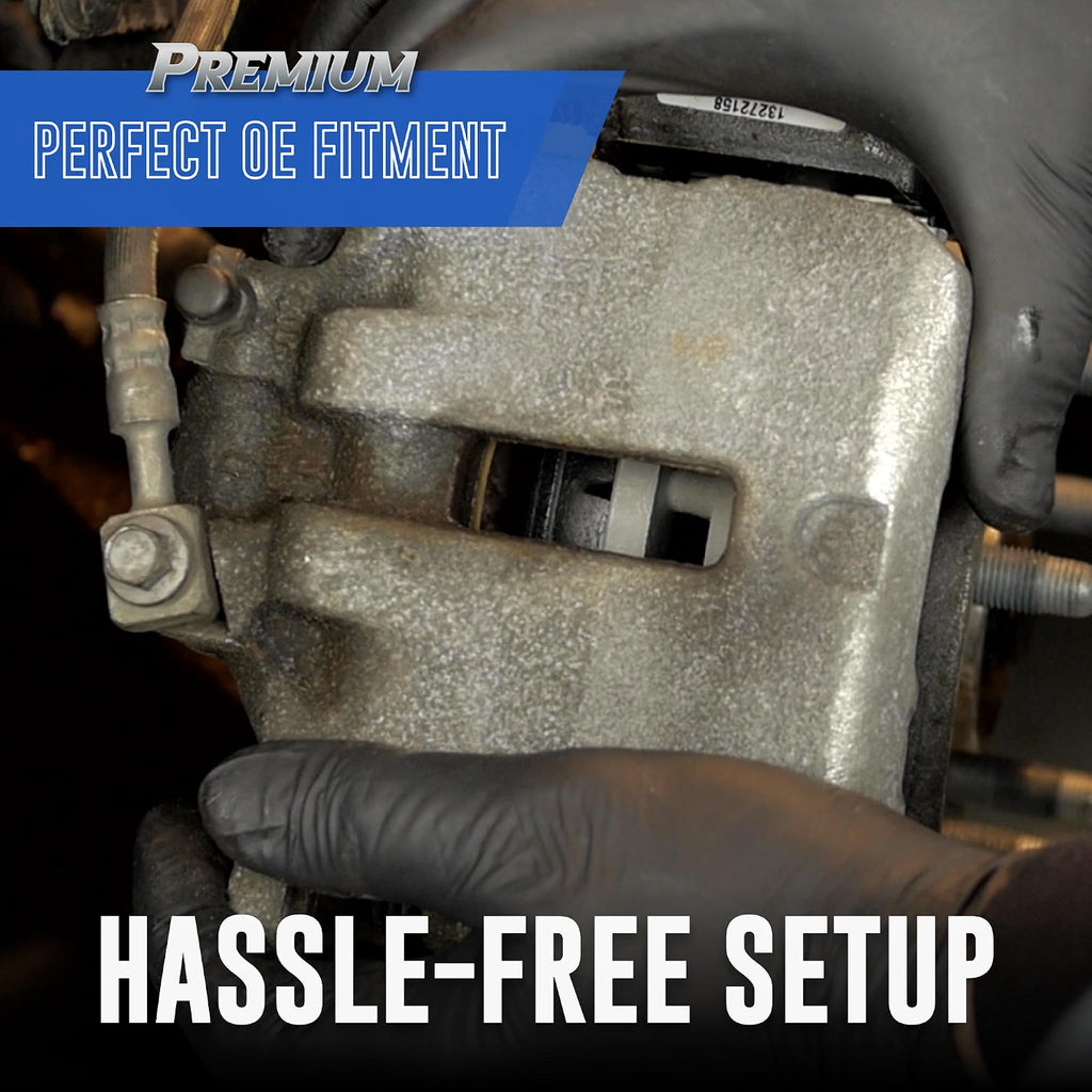 A65 - Bendix Premium SBC2189 Ceramic Rear Brake Pads for Buick and Cadillac