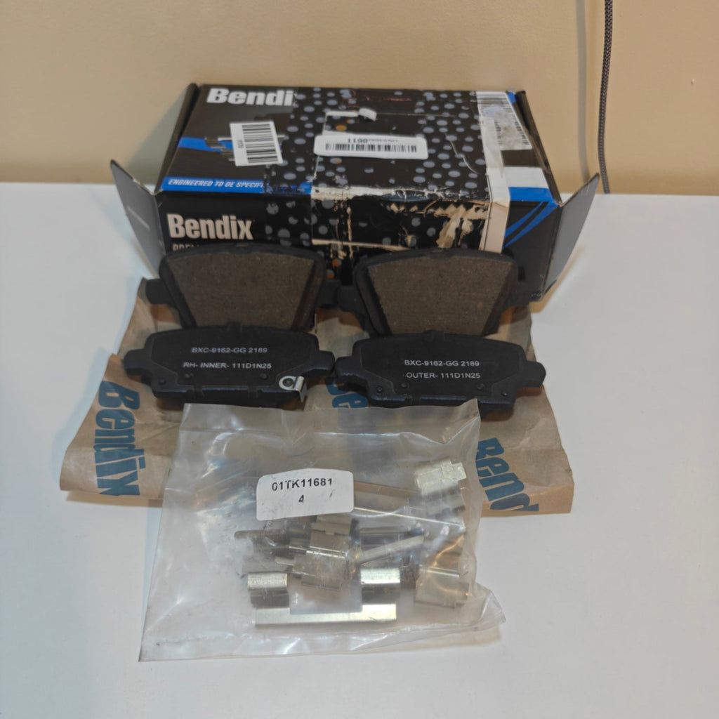 A65 - Bendix Premium SBC2189 Ceramic Rear Brake Pads for Buick and Cadillac