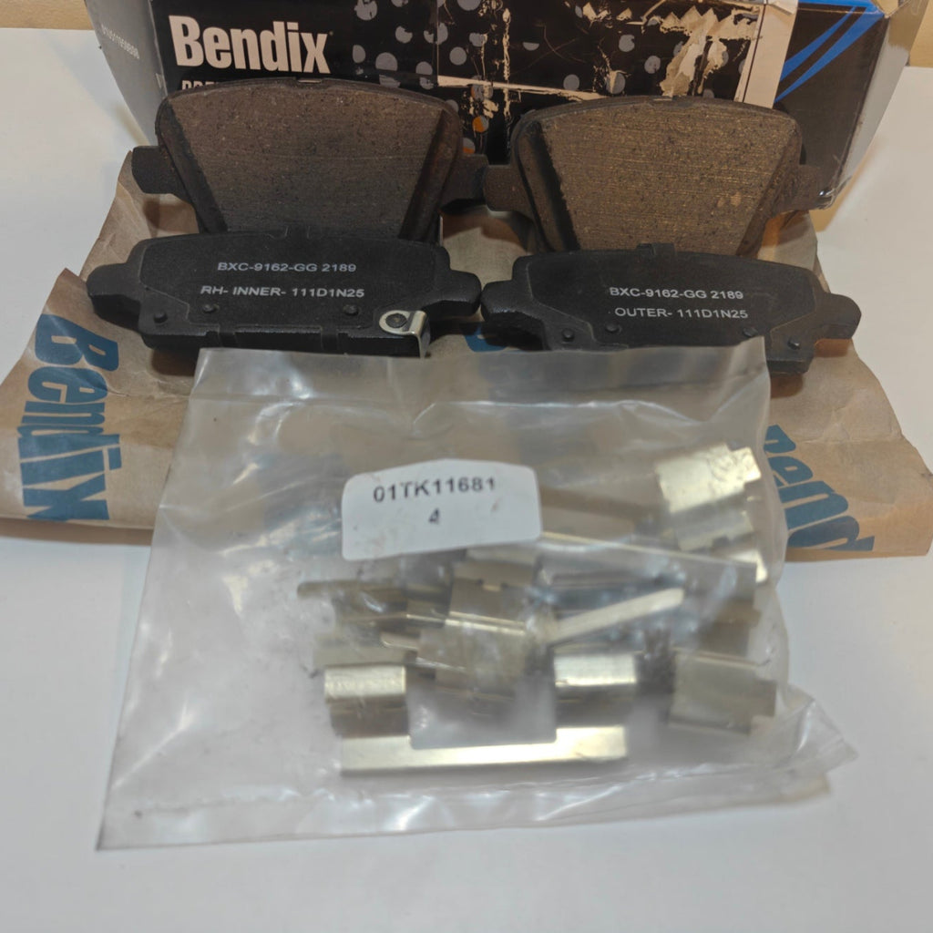 A65 - Bendix Premium SBC2189 Ceramic Rear Brake Pads for Buick and Cadillac