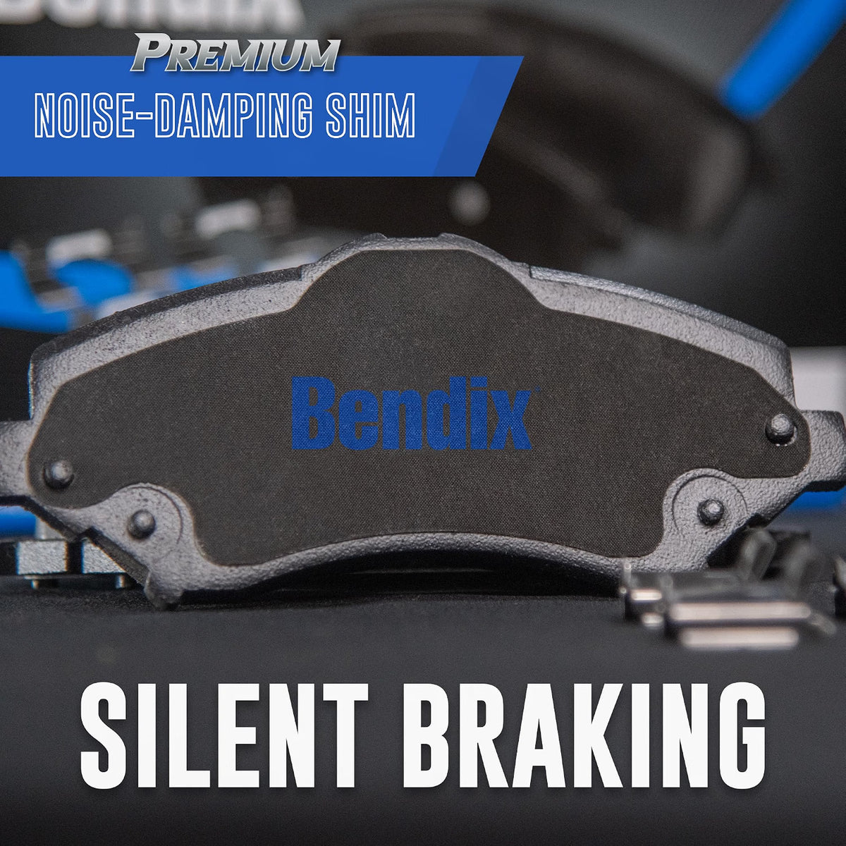 A65 - Bendix Premium SBC2189 Ceramic Rear Brake Pads for Buick and Cadillac