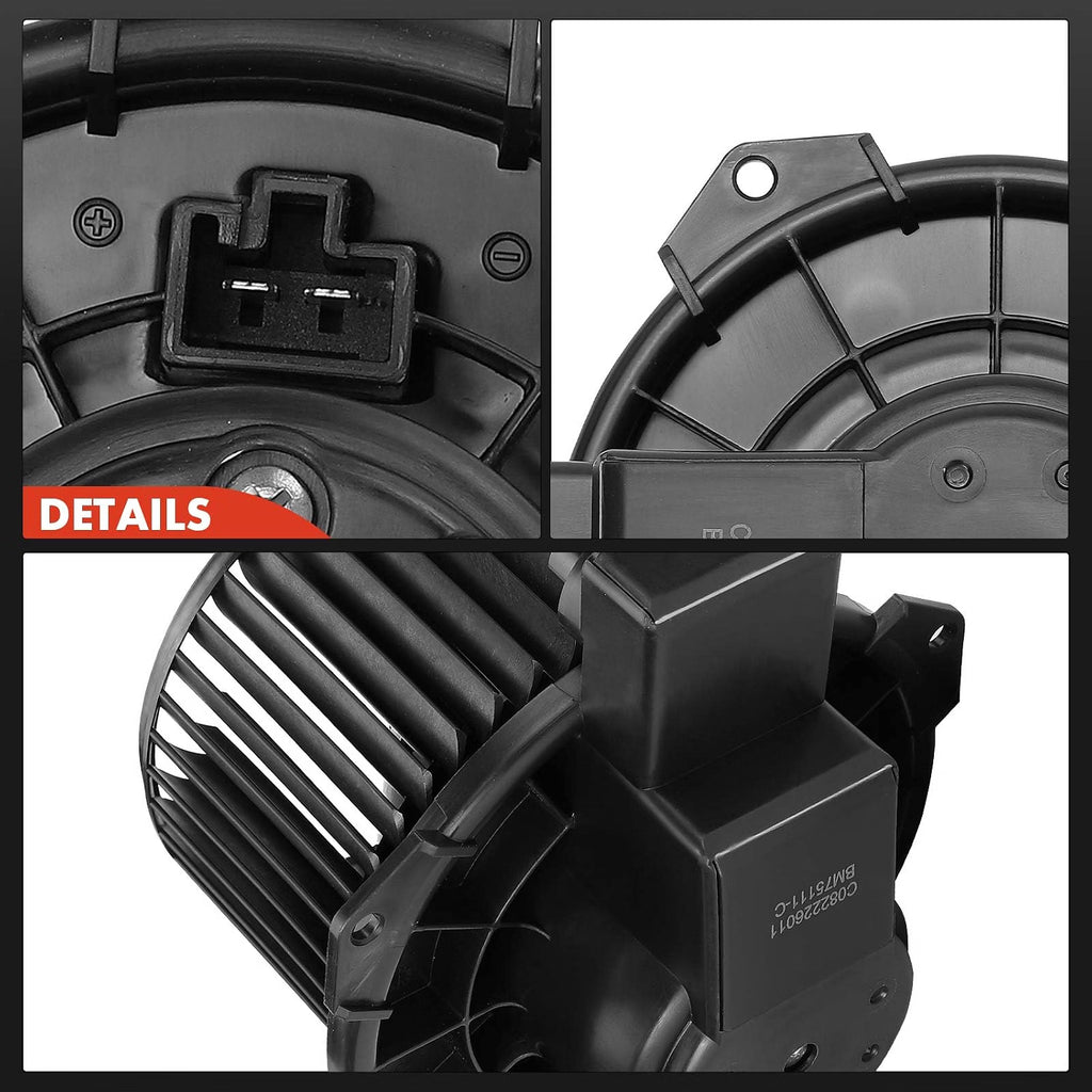 A68 - A-Premium Rear HVAC Heater Blower Motor with Fan Cage for Mazda