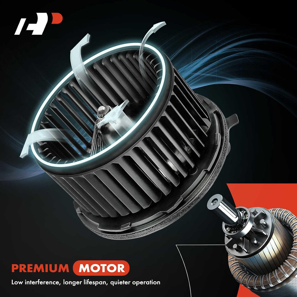 A68 - A-Premium Rear HVAC Heater Blower Motor with Fan Cage for Mazda