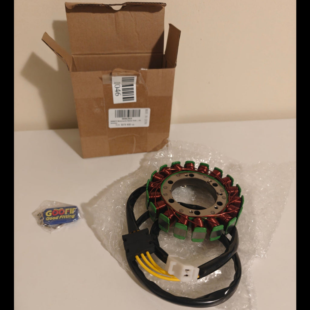A7 - GOOFIT 18 Poles Magneto Stator Coil Replacement for Motorcycle, ATV and Scooter Engine