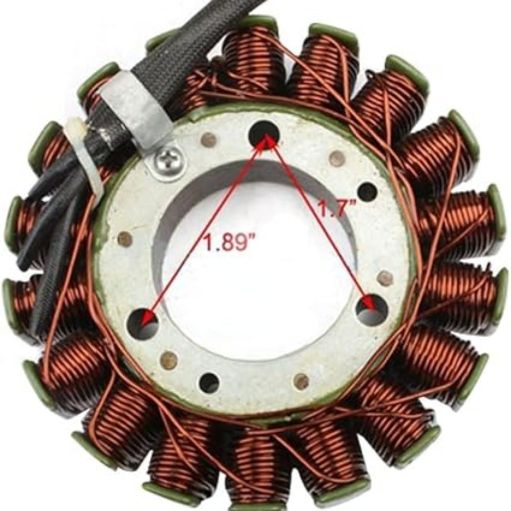 A7 - GOOFIT 18 Poles Magneto Stator Coil Replacement for Motorcycle, ATV and Scooter Engine