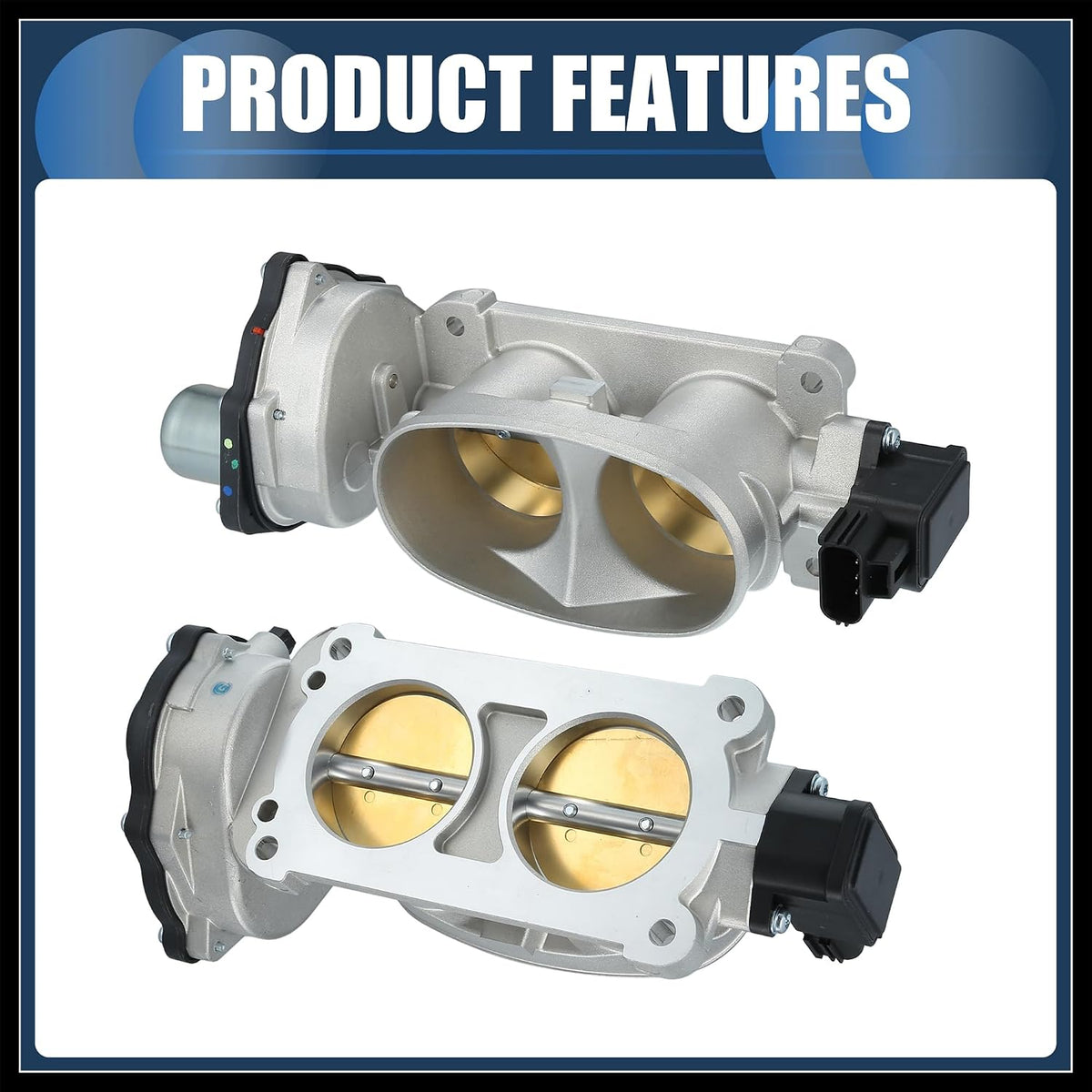 A89 - INFINAUTO Throttle Body Assembly, 55mm for Ford for Mustang 4.6L V8-Gas