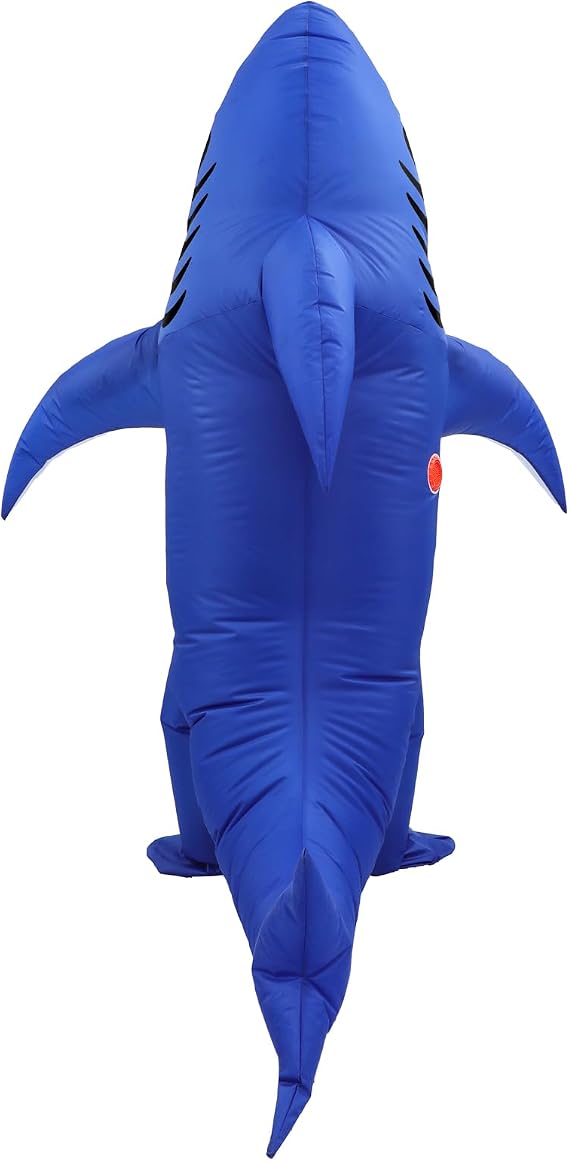 C29 - Adult Inflatable Shark Costume for Halloween Party, Cosplay Dress