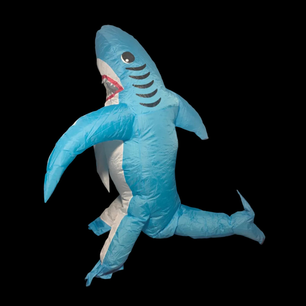 C29 - Adult Inflatable Shark Costume for Halloween Party, Cosplay Dress