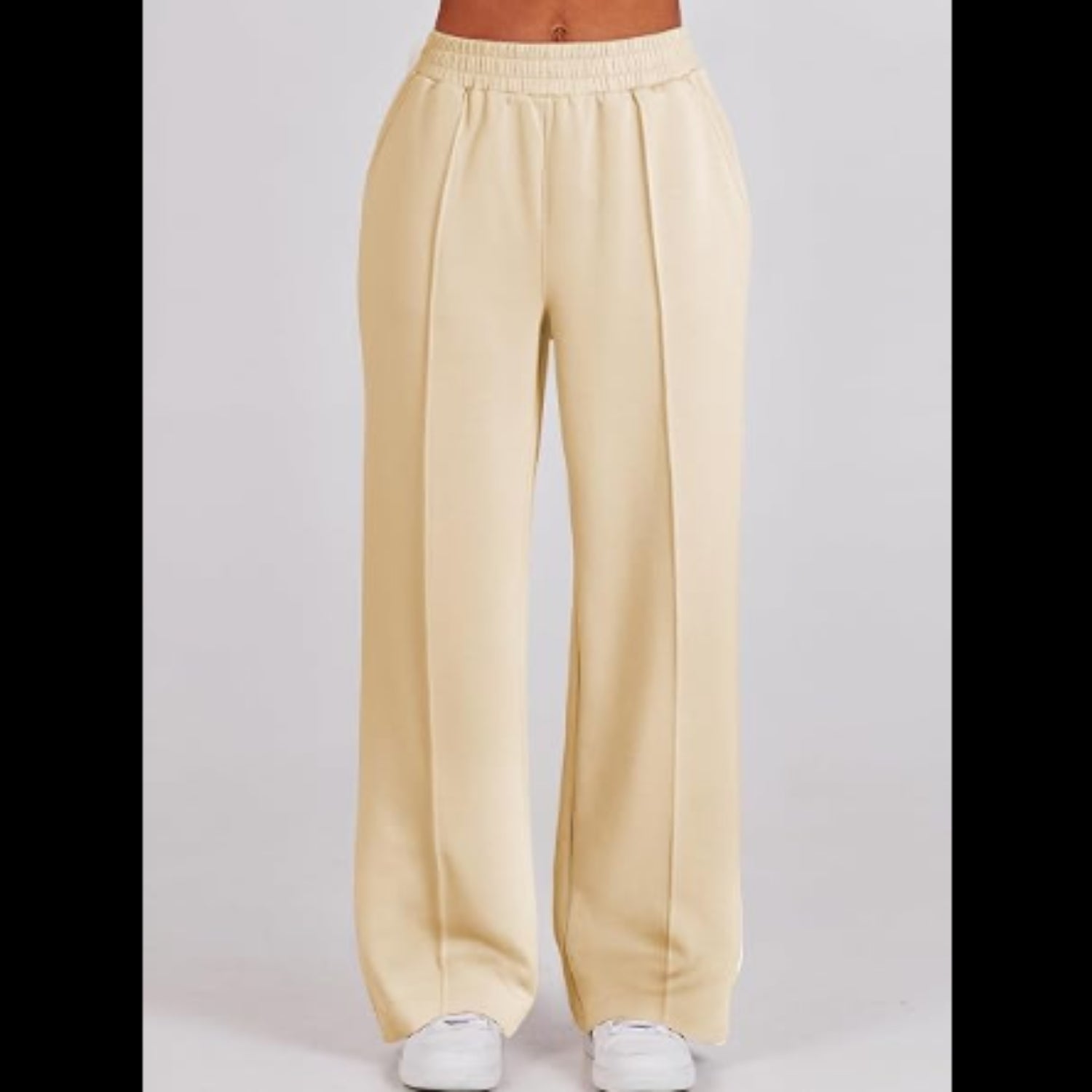 C32 - Aleumdr Two Piece Outfits Half Zip Sweatshirt Sweatsuit Lounge Sets for Women Matching Set Wide Leg Sweatpants Tracksuit