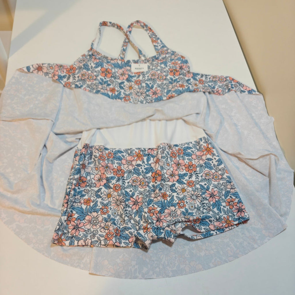 C38 - B2prity One Piece Swimdress Swimsuits for Women Tummy Control Swim Dress Cute Modest Skirt Bathing Suit