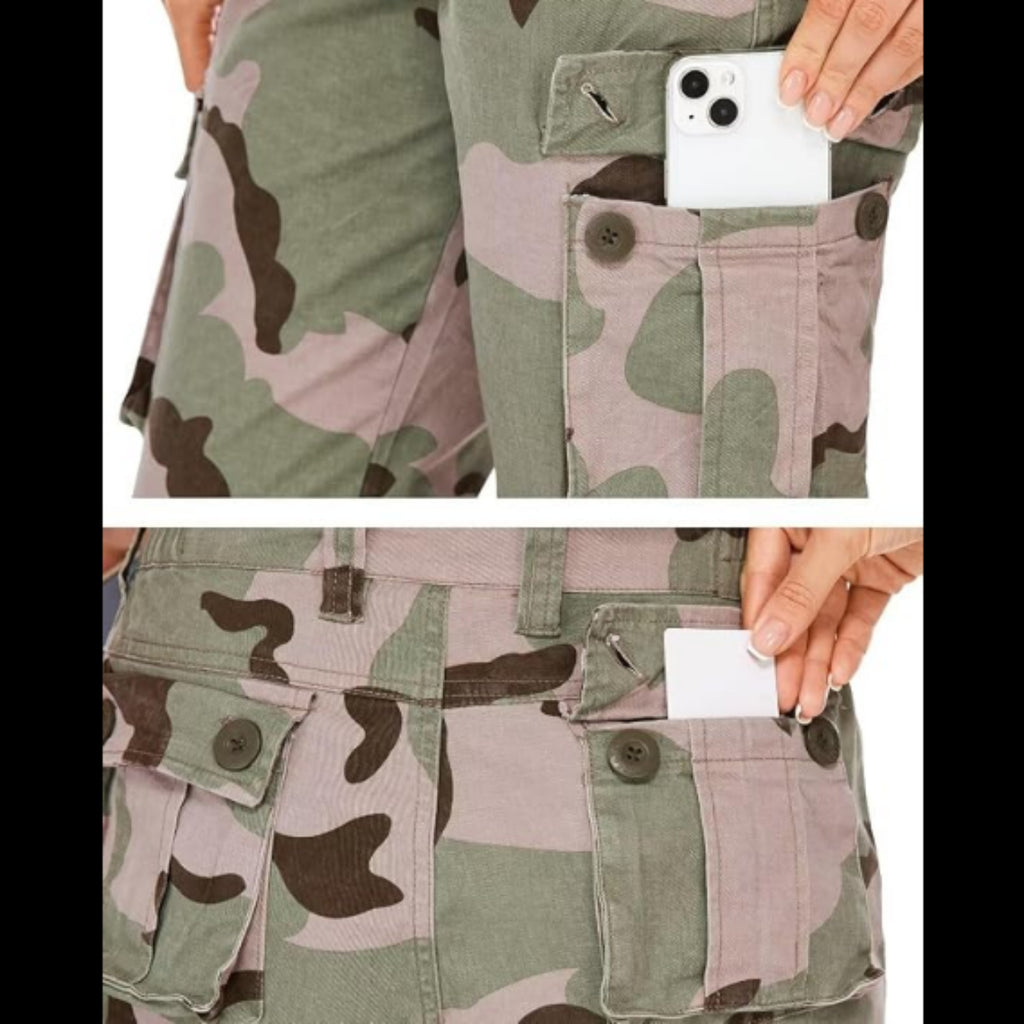 C3 - TRGPSG Women's Cargo Hiking Pants, Lightweight Tactical Casual Work Pants with 9 Pockets
