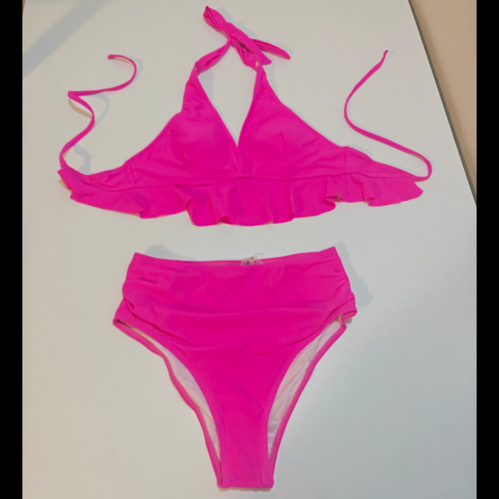 C45 - Edelqual Women's High Waisted Bikini Sets Tummy Control Swimsuit 2 Piece Bathing Swimming Suit 2026 Swimwear Modest Resort Cruise Wear Matching Outfits Tankini